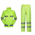 Custom Logo High Visibility Safety Reflective Raincoat